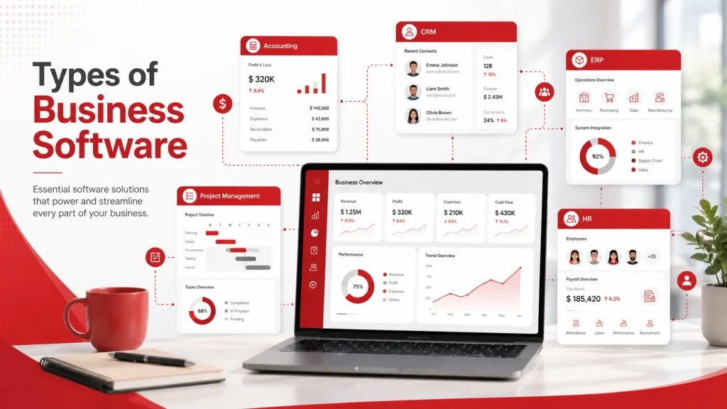 Types of Business Software and Their Uses
