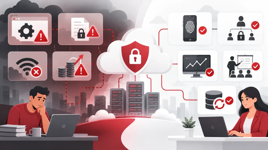 Disadvantages and Challenges of Cloud Security