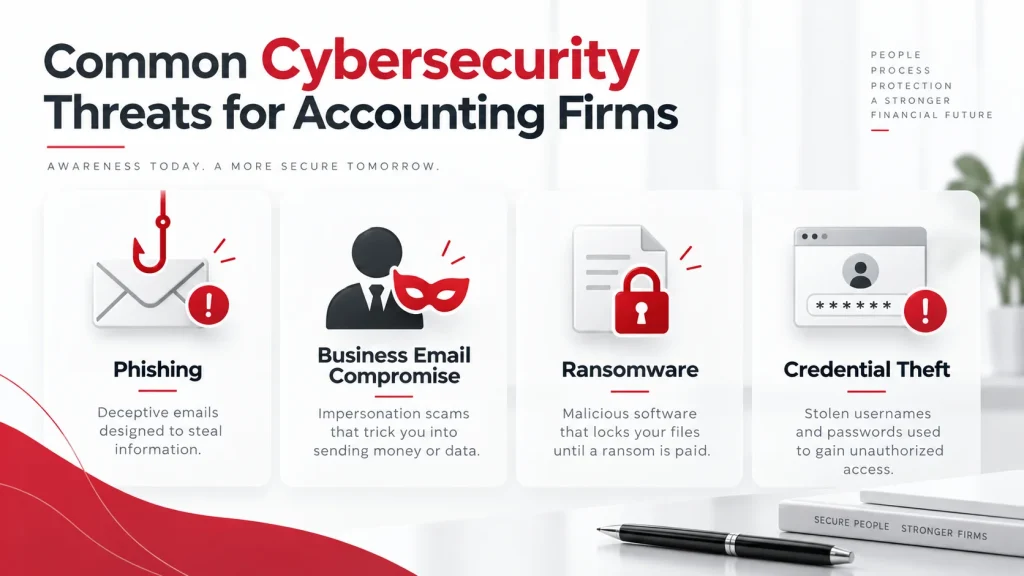 Common Cybersecurity Threats Facing Accounting Firms