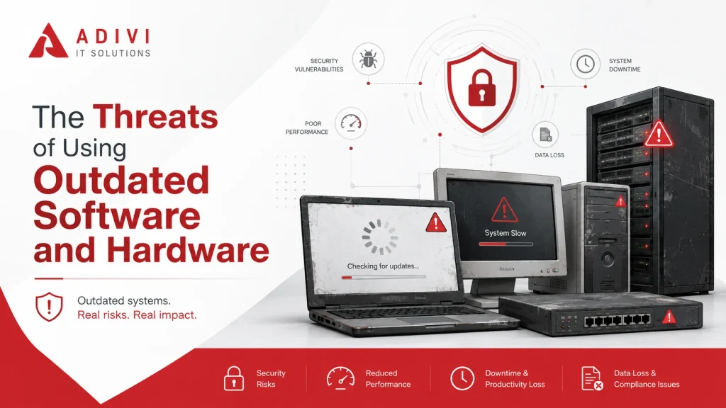 The Threats of Using Outdated Software and Hardware