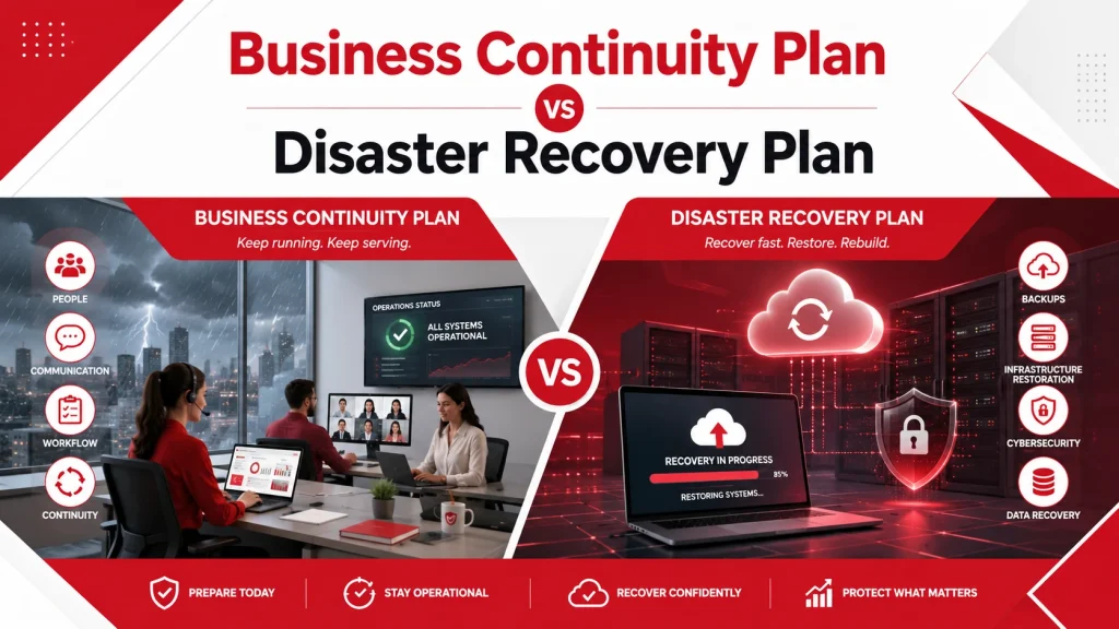 Business Continuity Plan vs Disaster Recovery Plan: A Complete Guide