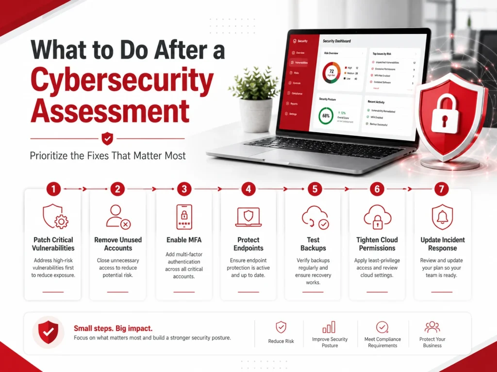 What to Do After a Cybersecurity Assessment